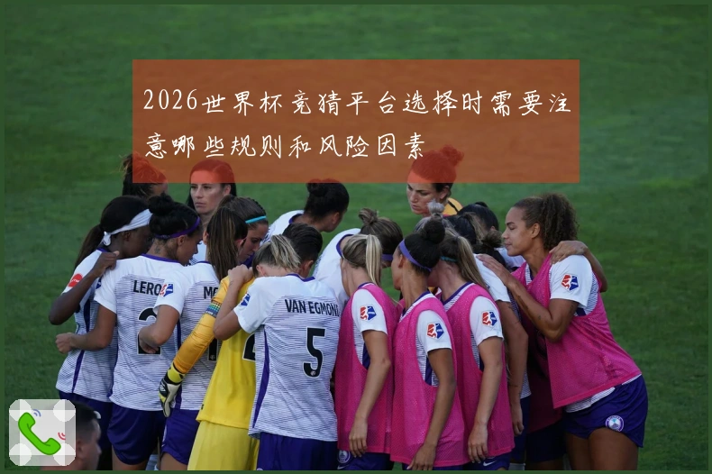 2026世界杯竞猜平台选择时需要注意哪些规则和风险因素
